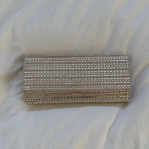 Aldo Gold Rhinestone Clutch